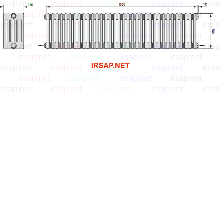 Радиатор IRSAP Tesi 60500/34 T08 CL 01